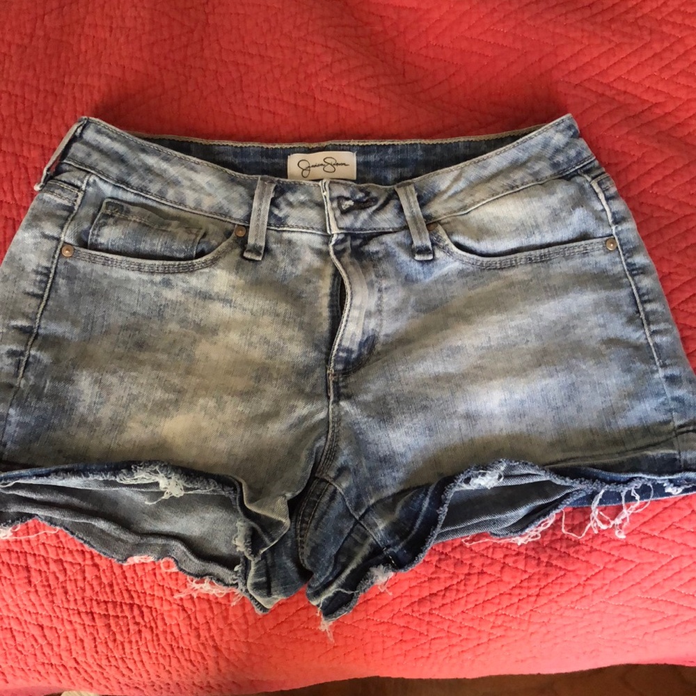 Jessica Simpson denim cutoffs